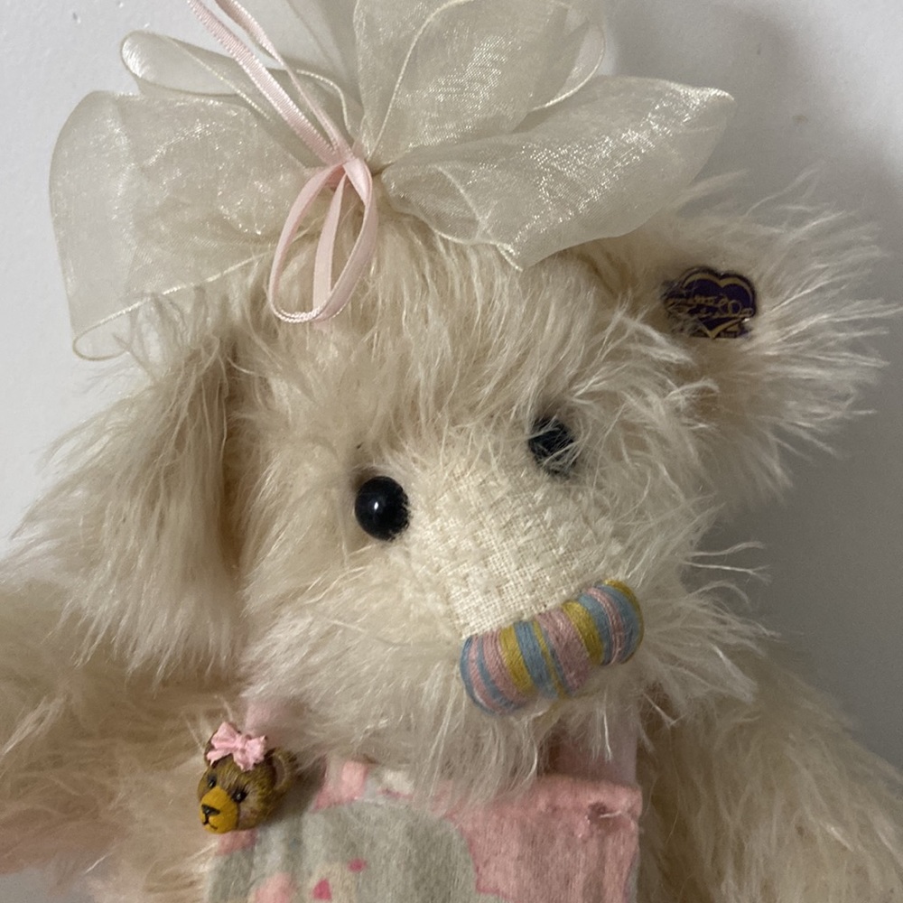Mohair Teddy Bear Annette Funicello 16” Mohair Bear Cryer